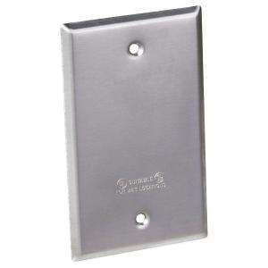 Red Dot 1 Gang Rectangular Blank Cover S340E R at The Home Depot 