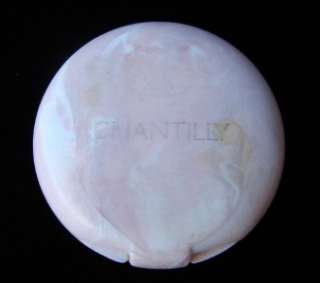 VINTAGE CHANTILY PERFUME PINK CELLULOID COMPACT  