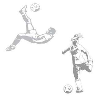   83 in. x 64 in. 2 Piece Soccer Wall Graphic 02240 