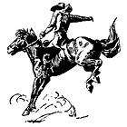 Aufkleber Autoaufkle​ber Westernrei​ter Cowboy Rodeo A986