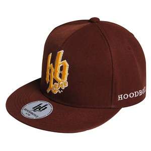 Hoodboyz Basic Fitted Hb Cap Brown Gr 7 7 1/4 7 1/8 7 3/8 7 1/2 7 5/8 