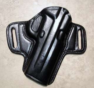 LEATHER OPEN TOP BELT SLIDE HOLSTER 4 CZ 75 COMPACT  