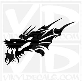 Japanese Dragon Head Vinyl Decal Sticker  