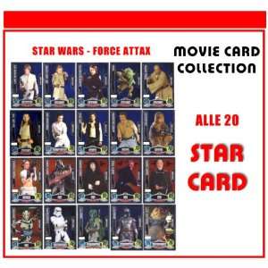   SERIE 3   Movie Card Collection   Deutsch   Alle 20 Star Card Karten