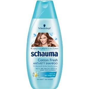 Schauma Shampoo 4x5 Cotton Fresh, 2er Pack (2 x 400 ml)  