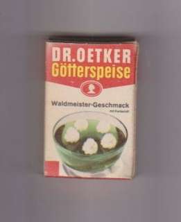 Dr. OETKER Götterspeise Kaufladen Verpackung/Schachtel  