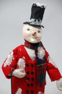 Vickie Smyers Snow Gent Snowman Christmas Folk Art  