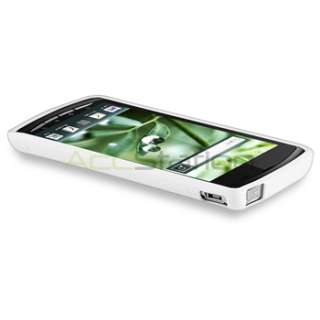 White Rubber TPU Silicone Soft Gel Cover Case for Sony Ericsson Xperia 