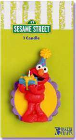   Street Elmo Molded Birthday Cake Candle Cake Decoration Topper  