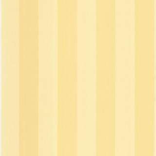 Wallpaper Company 8 in X 10 in Yellow Pastel Two Tone Stripe Wallpaper 
