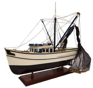 Shrimp Boat Wooden Model  