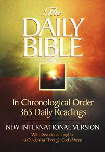 NIV Daily Bible: In Chronological Order Softcover 9780890817599  