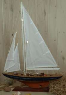 Deko Segelschiff aus Holz ca. 60x42cm (A) maritime Deko B Ware  