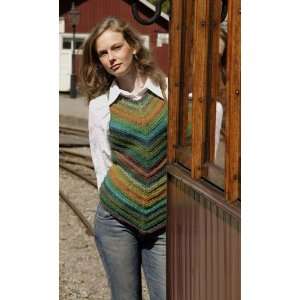 Pullunder selber stricken aus Noro Designer Garn, Strickmodell Mora 