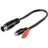 Hama Audio Kabel. 5 pol. DIN St.   3,5 mm Klinken St.  