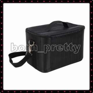 BOX BAG CASE MAKEUP COSMETIC NAIL ART Kit TOOL  Black  