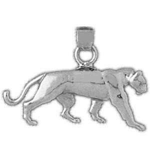 PANTHER,BIG CAT charm .925 sterling silver  