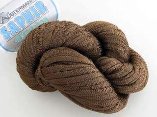 Austermann Saphir Ribbon Yarn Dark Brown  