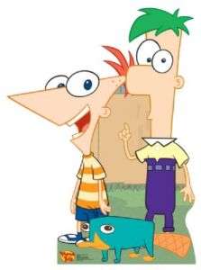 PHINEAS AND FERB PERRY STANDUP STANDEE CUTOUT POSTER  