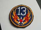 USAAF 13th Air Force official United States Military insignia mini