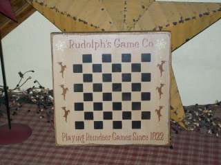 RUDOLPHS GAME CO.~PLAYING REINDEER GAMES SINCE 1822~~