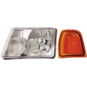 Anzo USA 111035 Ford Ranger Crystal Chrome Headlight Assembly   (Sold 