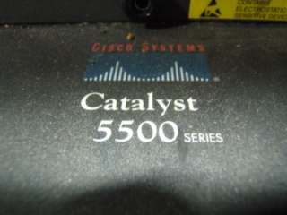 Cisco Catalyst 5500 Series Rack w/ Power Supply & Fans  