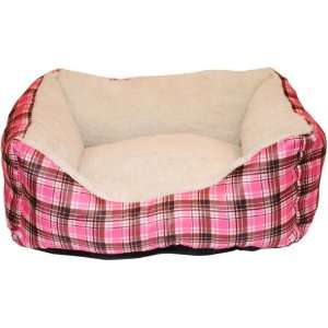 Brinkmann Pet 18 Inch by 14 Inch Plush Box Bed, Pink:  Pet 