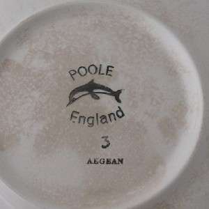 Poole Pottery Aegean Leslie Elsden Yachts / Boats Dish  