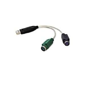  Diablotek CA 0527 USB to 2 Port PS/2 Splitter Cabl 