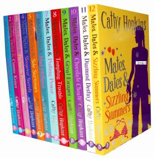 Mates, Dates Collection Cathy Hopkins 12 Books Set Pack  