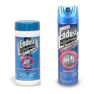  Endust Anti Static Cleaning Kit with 70 Ct Wipes and 