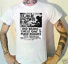 Descendents Vintage USA Gig Flyer T Shirt Fugaz Crassi 