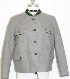 GRAY ~ BOILED WOOL Women German Winter Jacket COAT 12 M  