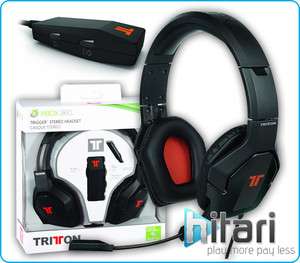 Tritton Trigger Headset Microsoft Licensed Xbox 360 NEW BOXED FREE UK 