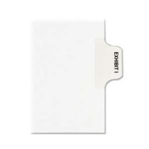  Kleer Fax 80000 Series Side Tab Index Divider   White 