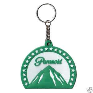 PARANOID (Paramount Logo Spoof) Rubber Key Ring  