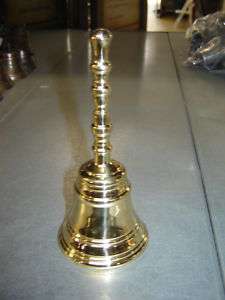 Campanella campana da tavolo in ottone lucido gold  