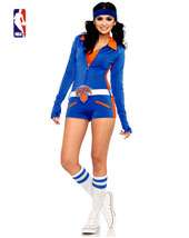 Sexy Adult New York Knicks Basketball Player Romper Costume  Cheap 