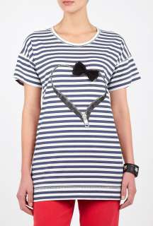 Sonia by Sonia Rykiel  Stripey Heart Bow T and Matching Shopper by 