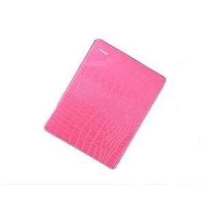   Genuine Leather Case Smart Cover for Apple iPad 2   Pink Electronics
