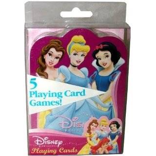  Disney Princess Cinderella Snow White Belle Ariel Aurora Playing Cards