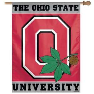  Ohio State University Buckeyes Vertical House Flag Banner 