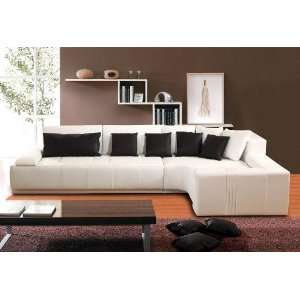 Living Room on And White Leather Sectional Sofa Vig Furniture Sectional Sofas