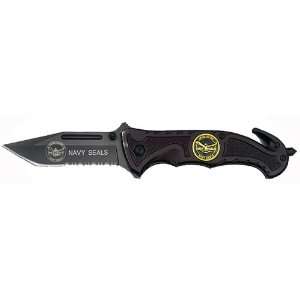 Navy Seals Spring Assisted Opening Rescue Knife / Tanto Blade