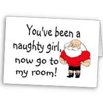 Naughty Girl Go To My Room Cards by CelebrationZazzle