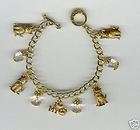 HandCrafted GP Wiskers The Cat Theme Charm Bracelet