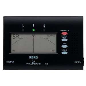    Korg GA 40 Large Display Guitar and Bass Tuner Musical Instruments