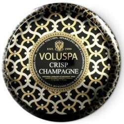 Voluspa Crisp Champagne 2 Wick Candle Tin Scented Candle Burns 50hr 