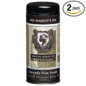Caranda Fine Foods African White Tea, His Majesties Tea, 2.2 Ounce 